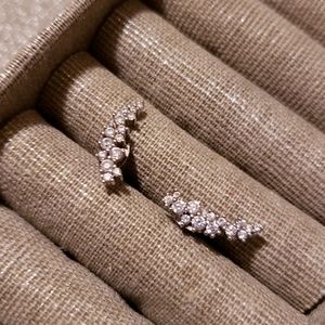 Stud Ear-crawler Earrings